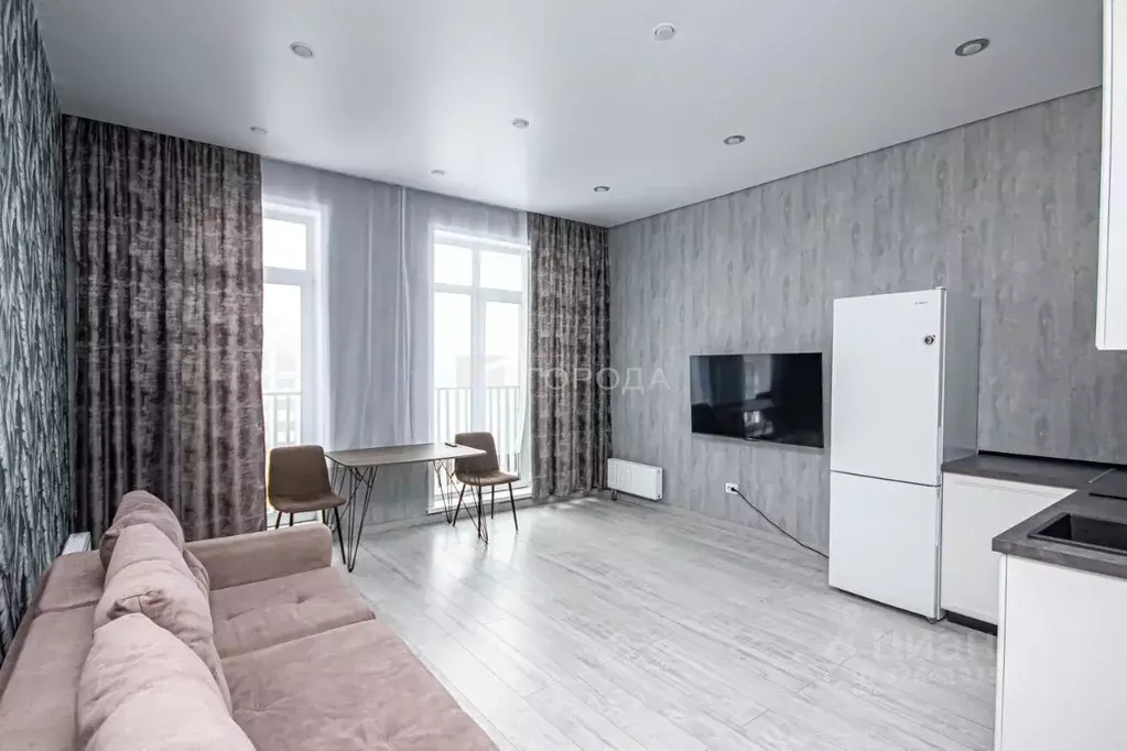 Студия Новосибирская область, Новосибирск ул. Ясный Берег, 27 (28.1 м) - Фото 2