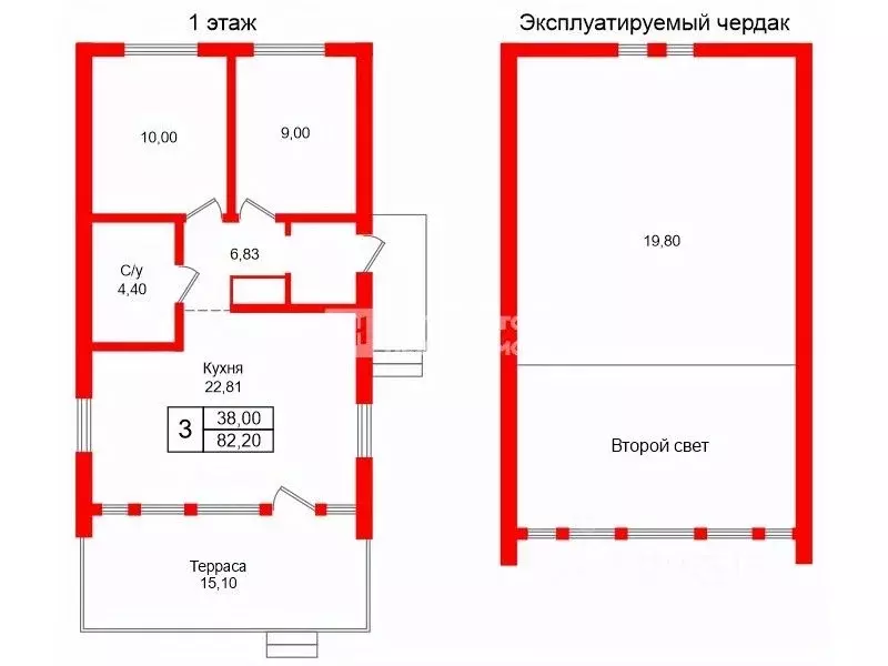 Дом в Ленинградская область, Всеволожский район, Рахьинское городское ... - Фото 2