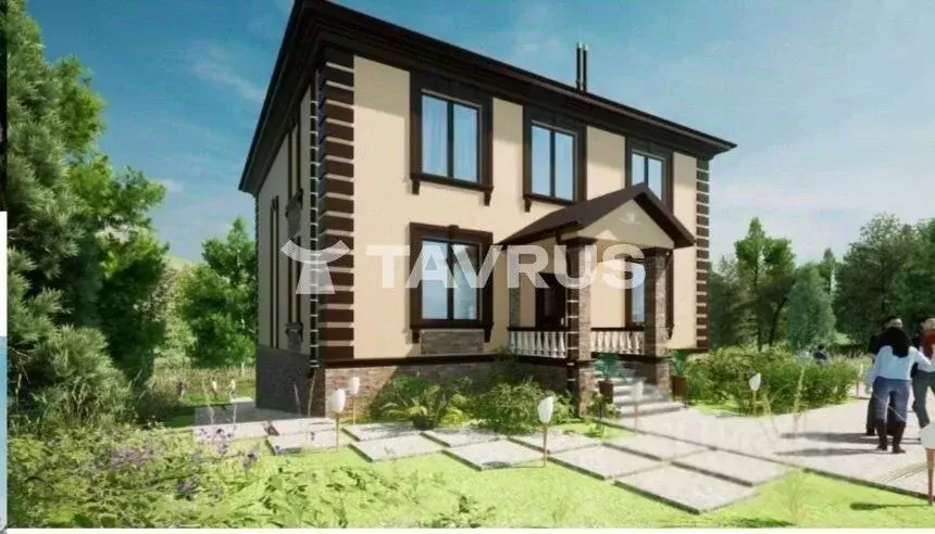 Дом в Крым, Симферопольский район, с. Мирное ул. Березовая, 13 (310 м) - Фото 1