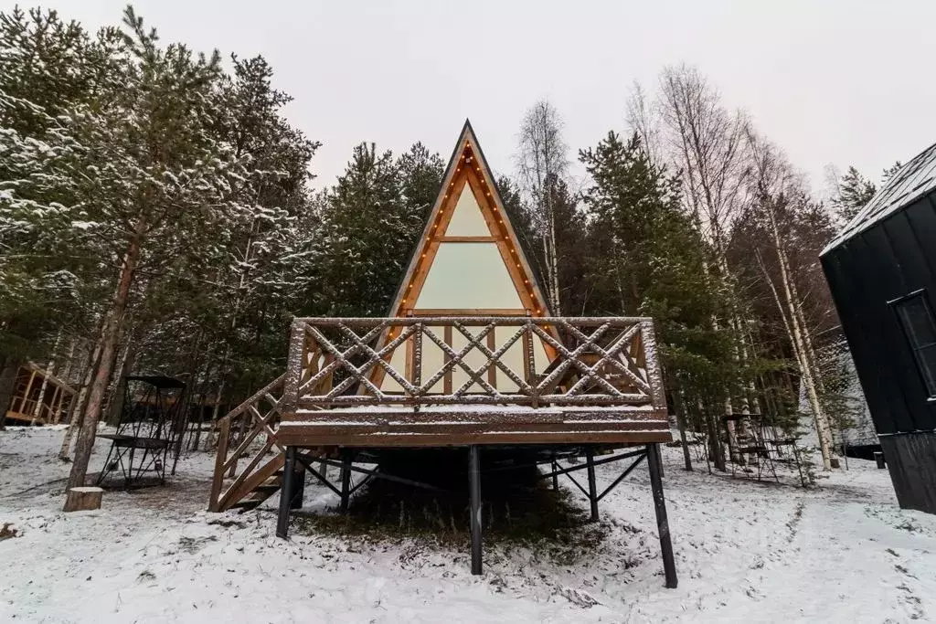 Дом в Карелия, Пряжинский район, Эссойльское с/пос, пос. Сяпся ул. ... - Фото 2