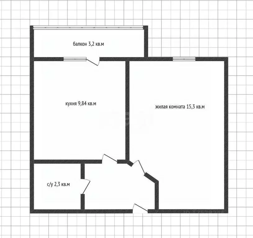 1-к кв. Адыгея, Тахтамукайский район, Старобжегокайское с/пос, Новая ... - Фото 2