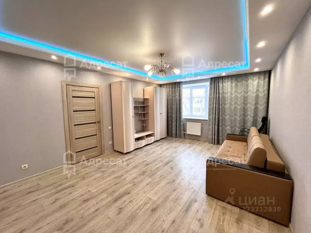 1-к кв. Волгоградская область, Волгоград ул. Льва Толстого, 1Б (47.0 ... - Фото 1