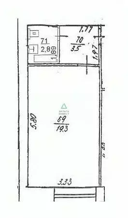 Комната Башкортостан, Уфа ул. Бабушкина, 21/1 (20.0 м) - Фото 2