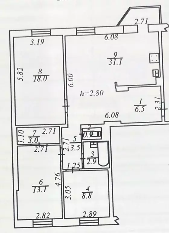4-к кв. Ямало-Ненецкий АО, Ноябрьск Советская ул., 76 (87.8 м) - Фото 2