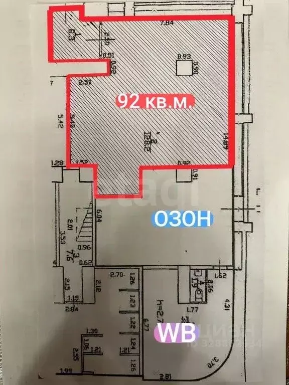 Помещение свободного назначения в Санкт-Петербург 2-й Муринский ... - Фото 2