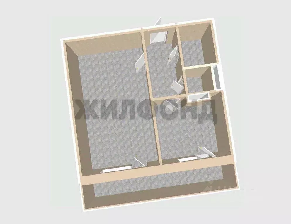 1-к кв. Белгородская область, Белгород бул. Строителей, 18 (33.5 м) - Фото 1