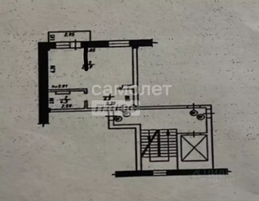 2-к кв. Иркутская область, Иркутск ул. Лермонтова, 81/4 (36.6 м) - Фото 2