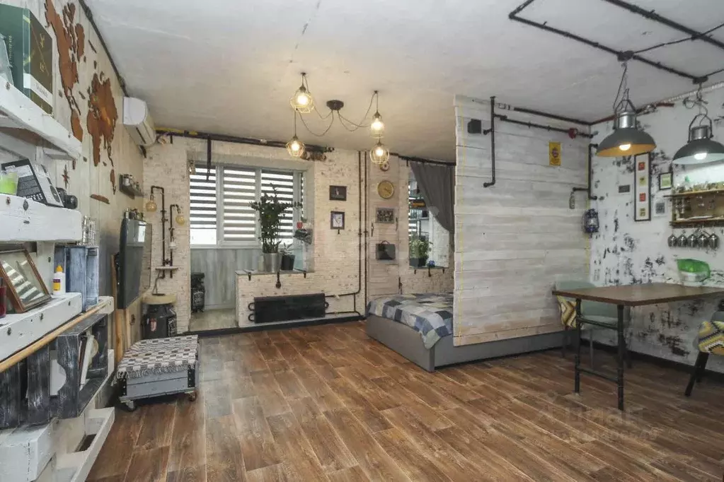 Студия Омская область, Омск ул. Малиновского, 12к5 (38.4 м) - Фото 1