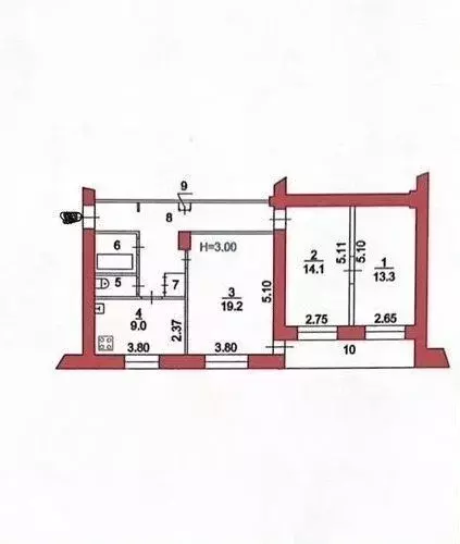 3-к кв. Московская область, Сергиев Посад просп. Красной Армии, 2а ... - Фото 1