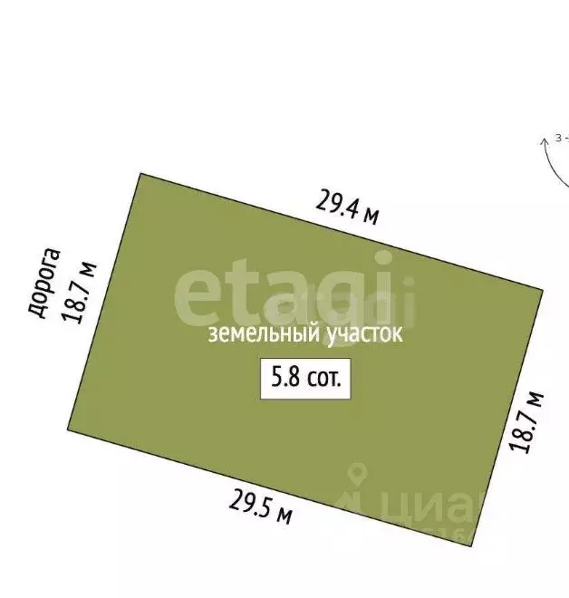 Участок в Крым, Ленинский район, Калиновское с/пос, Седой Азов ТСН  ... - Фото 2