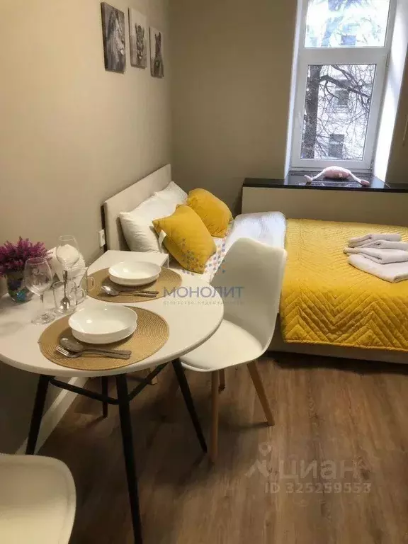 Студия Москва пл. Журавлева, 2С2 (15.3 м) - Фото 1