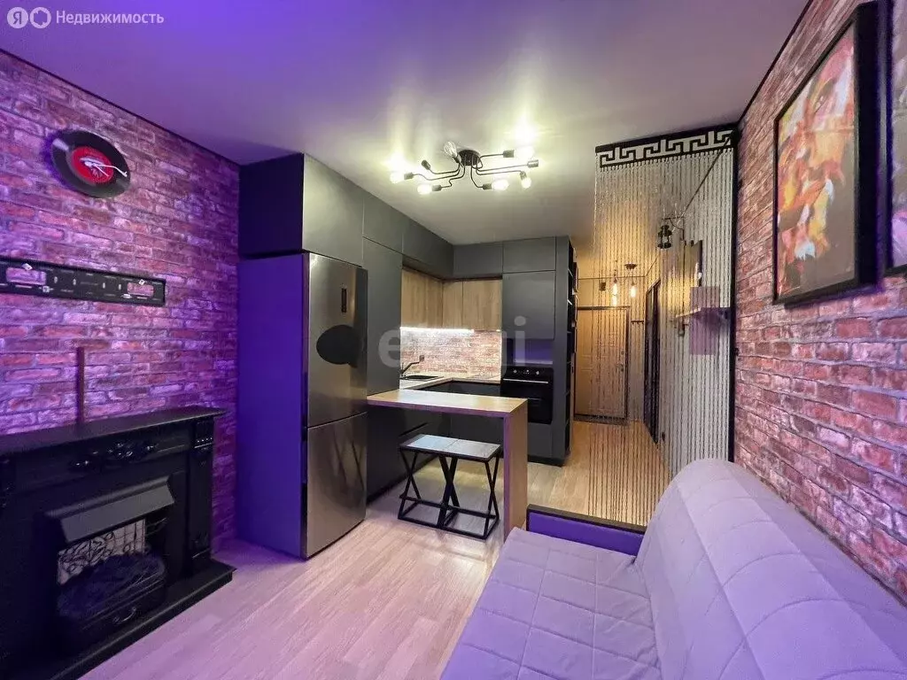 Квартира-студия: Тюмень, улица Василия Подшибякина, 21 (22.5 м) - Фото 1