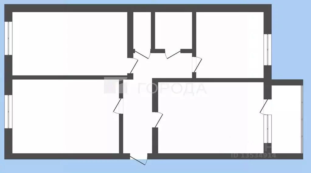 3-к кв. Алтайский край, Барнаул Новоугольная ул., 24 (50.2 м) - Фото 1