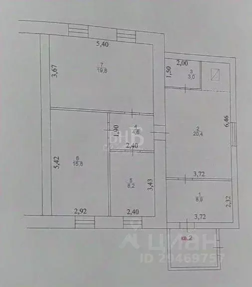 Дом в Оренбургская область, Октябрьский район, с. Новоникитино ... - Фото 1