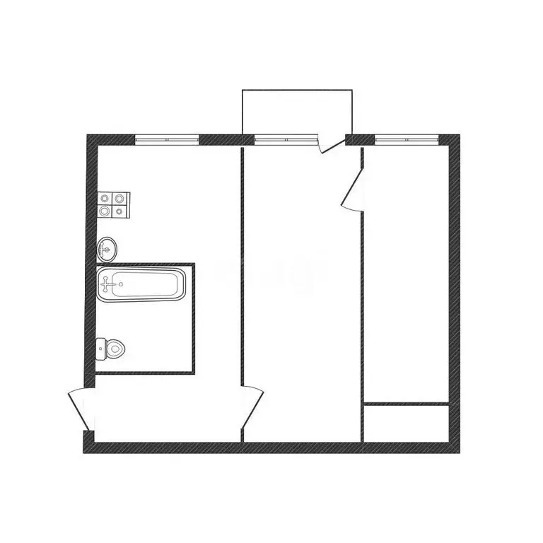 2-комнатная квартира: Ангарск, 179-й квартал, 10 (45.2 м) - Фото 1