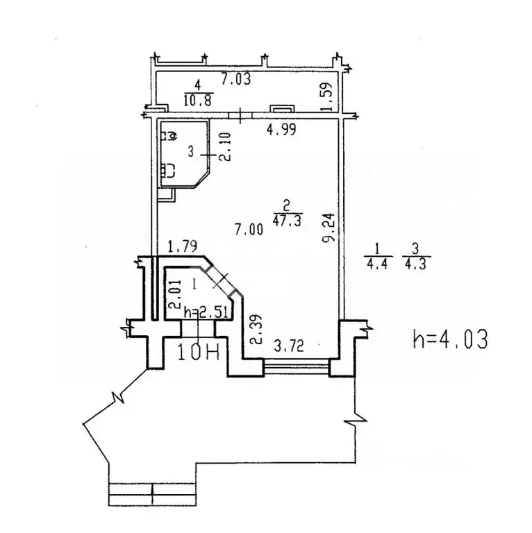 Помещение свободного назначения в Санкт-Петербург ул. Димитрова, 2 (67 ... - Фото 2
