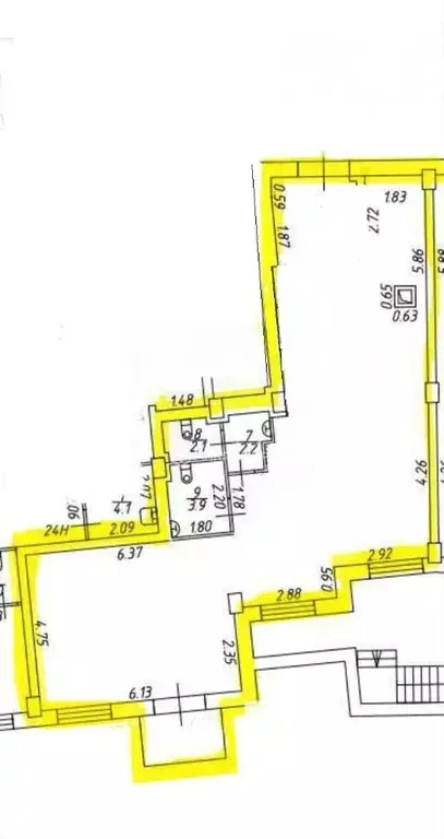 Помещение свободного назначения в Санкт-Петербург Коломяжский просп., ... - Фото 2