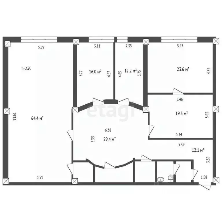 Помещение свободного назначения в Тюменская область, Тюмень ул. ... - Фото 2