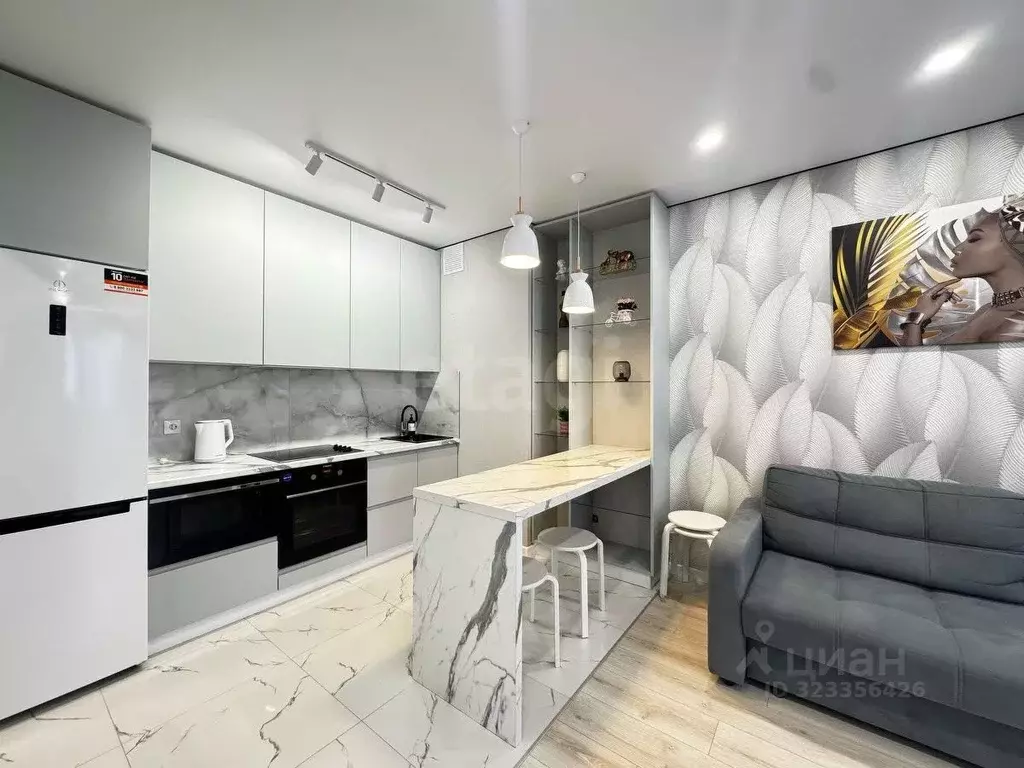 2-к кв. Татарстан, Казань ул. Рашида Нежметдинова, 11к2 (40.0 м) - Фото 1