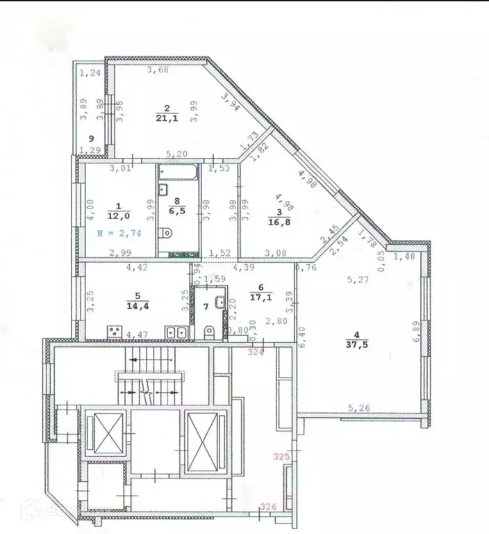 Продаётся 4-к квартира, 128.2 м - Фото 1