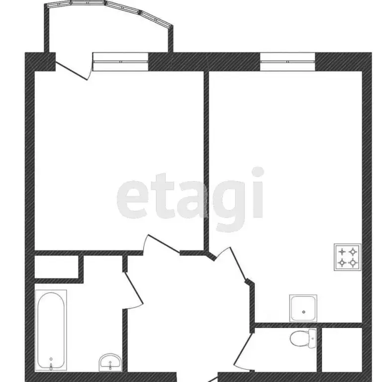 Студия Санкт-Петербург 5-й Предпортовый проезд, 2 (24.0 м) - Фото 1