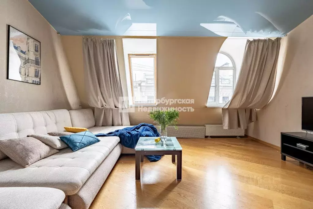 2-к кв. Санкт-Петербург 2-я Красноармейская ул., 9/3 (97.8 м) - Фото 1