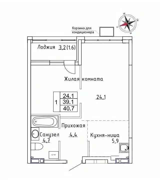 1-к кв. Приморский край, Надеждинский район, пос. Новый Новый жилой ... - Фото 1