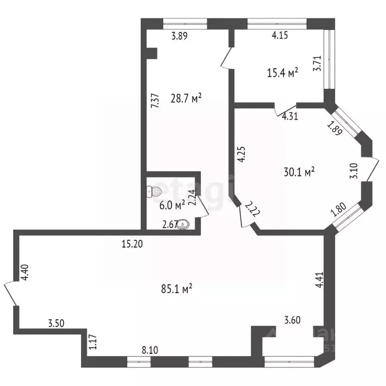 Офис в Ростовская область, Батайск ул. Крупской, 44 (161 м) - Фото 2