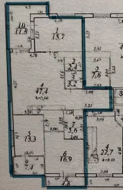 Свободной планировки кв. Тульская область, Тула ул. Свободы, 24 (140.6 ... - Фото 2