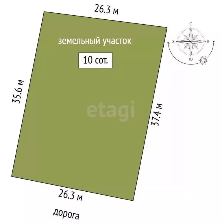 Участок в Ростовская область, Аксай ул. Звездная (10.0 сот.) - Фото 1