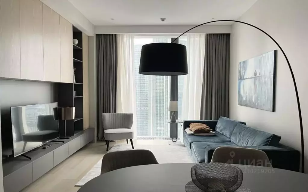 3-к кв. Москва 1-й Красногвардейский проезд, 22с2 (87.1 м) - Фото 2