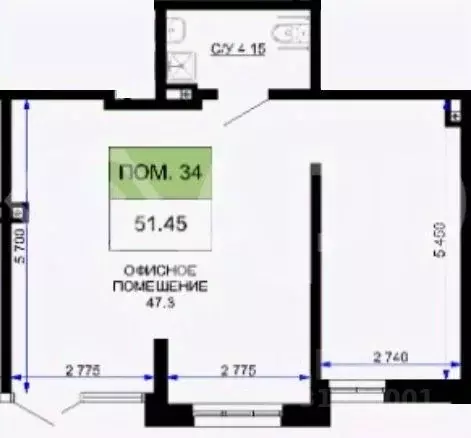 Помещение свободного назначения в Краснодарский край, Краснодар Имени ... - Фото 2