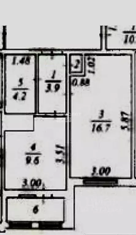 1-к кв. Ямало-Ненецкий АО, Ноябрьск Советская ул., 104 (34.9 м) - Фото 2