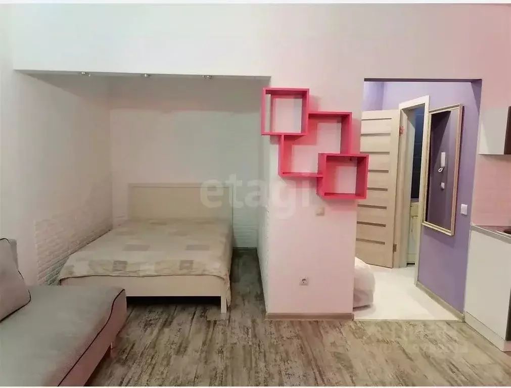 Студия Тюменская область, Тюмень Полевая ул., 105к2 (34.1 м) - Фото 1
