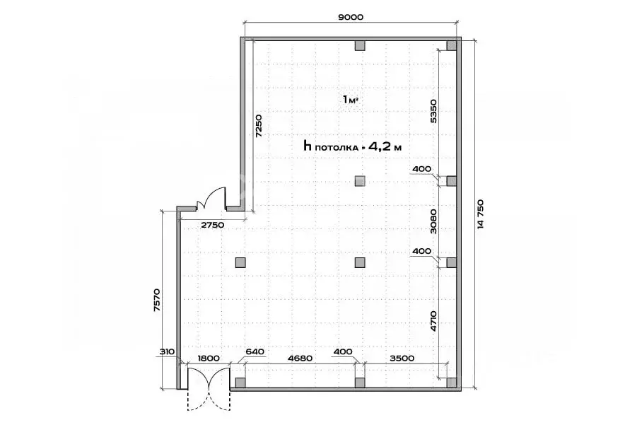 Помещение свободного назначения в Москва Дмитровское ш., 73С1 (152 м) - Фото 2