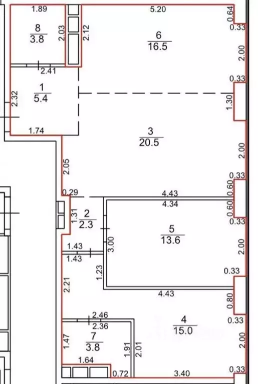 3-к кв. Москва Причальный проезд, 10к1 (81.0 м) - Фото 1