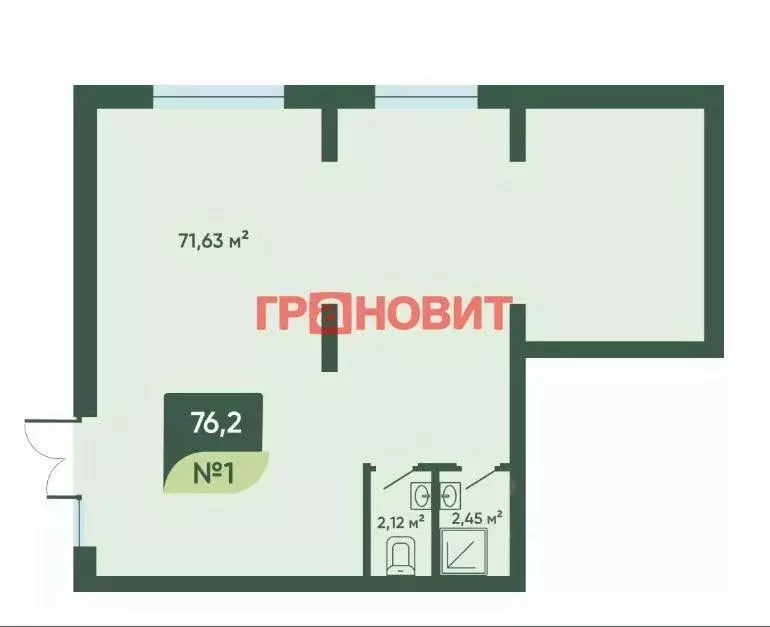 Помещение свободного назначения в Новосибирская область, Новосибирск ... - Фото 1