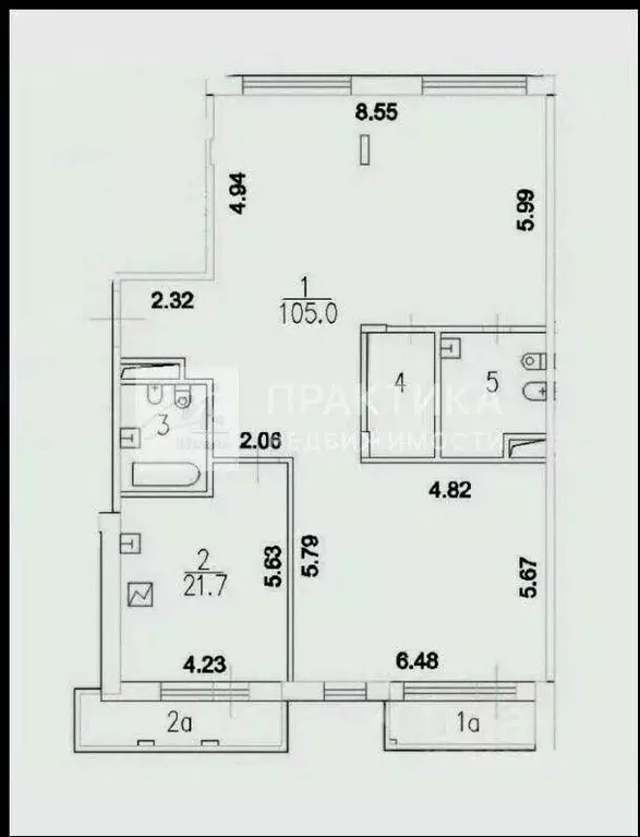3-к кв. Москва Озерковская наб., 52А (146.5 м) - Фото 2
