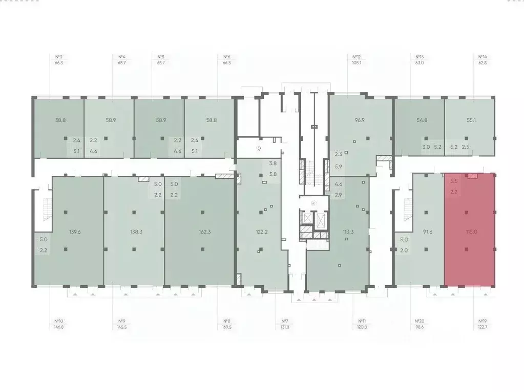 Офис в Санкт-Петербург Партизанская ул., 5 (123 м) - Фото 2