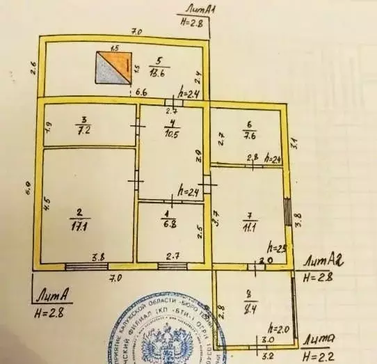 Дом в Калужская область, с. Хвастовичи ул. Совхозная, 29 (74 м) - Фото 2