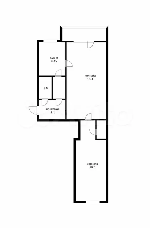 2-к. квартира, 40 м, 3/5 эт. - Фото 0