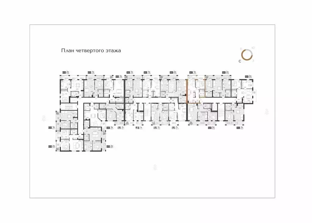 1-комнатная квартира: Светлогорск, Новая улица, 108-114 (56.55 м) - Фото 1