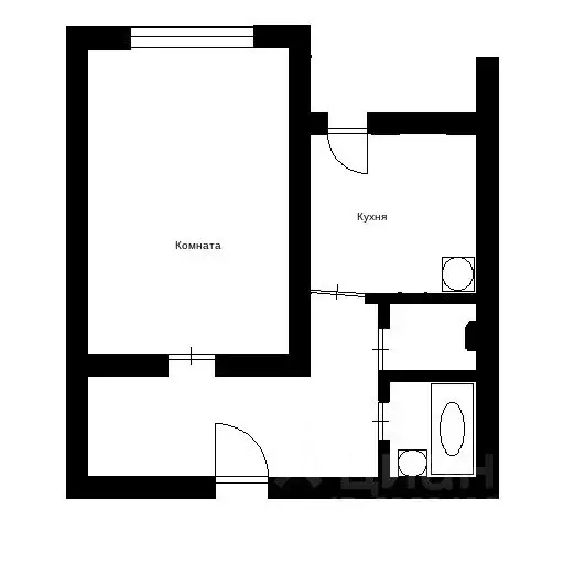 1-к кв. Москва Таллинская ул., 32К2 (39.0 м) - Фото 1
