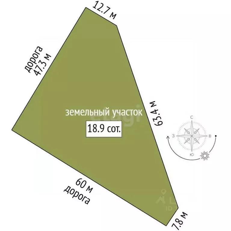 Участок в Нижегородская область, Навашинский муниципальный округ, с. ... - Фото 1