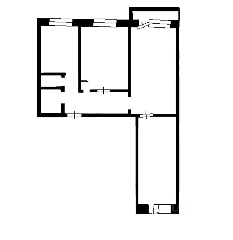 3-к кв. Башкортостан, Уфа ул. Авроры, 25/1 (63.2 м) - Фото 1