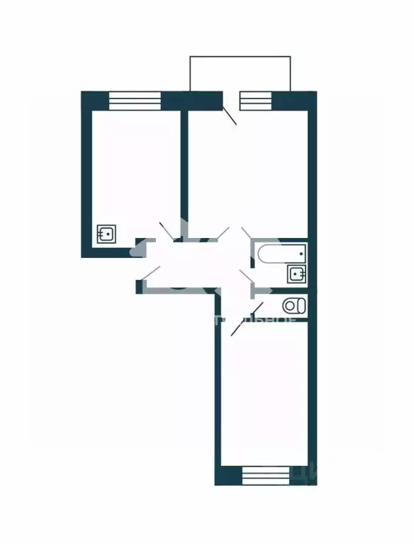 2-к кв. Новосибирская область, Новосибирск ул. 9-й Гвардейской ... - Фото 2