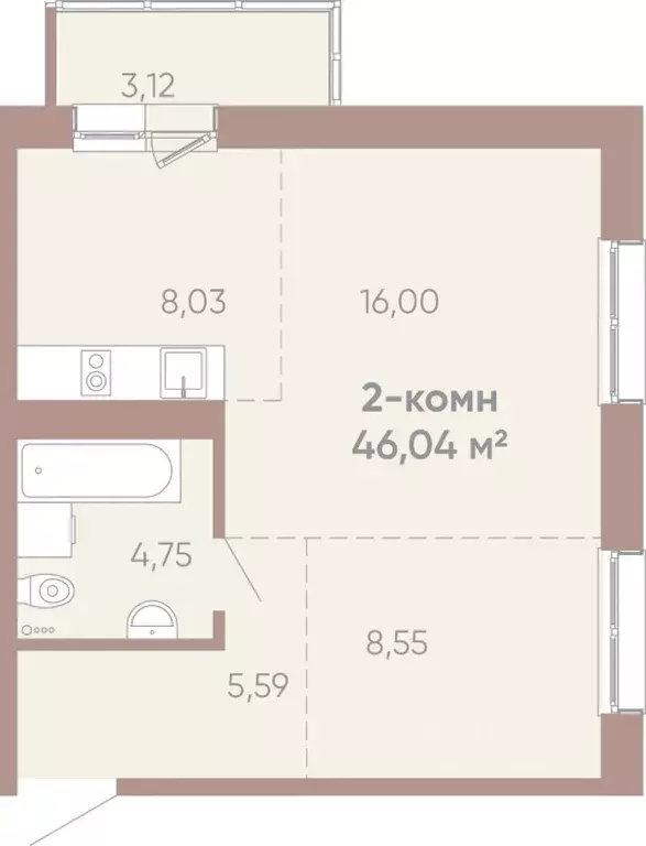 2-к кв. Иркутская область, Иркутск Новые Горизонты на Советской жилой ... - Фото 0