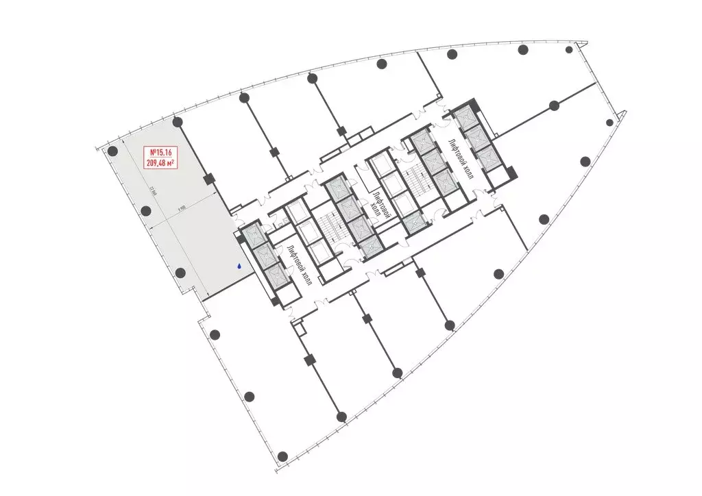 Офис (209.48 м) - Фото 2