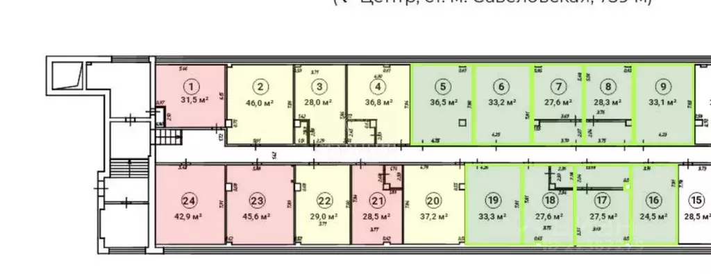 Офис в Москва Большая Новодмитровская ул., 23 (350 м) - Фото 1