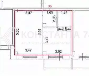 1-к кв. Челябинская область, Челябинск ул. 40-летия Победы, 9 (38.7 м) - Фото 2